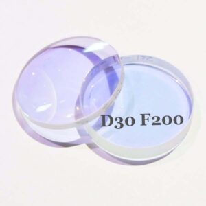 Фокусирующая линза D30 F200 мм (пара)
